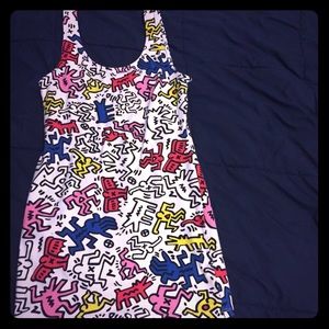 Keith Hairing X Forever 21 body con dress